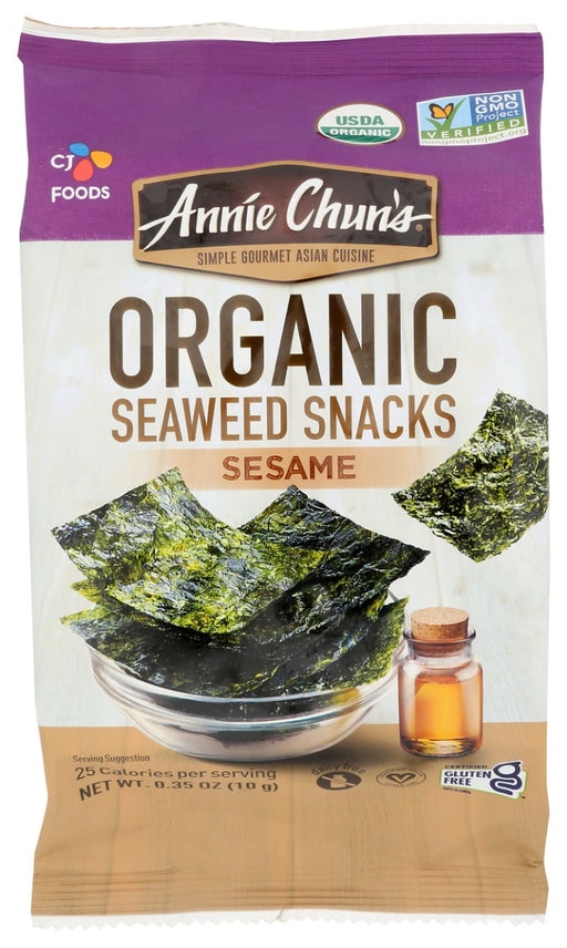 Never feel guilty about snacking again! These light and airy sheets of seaweed are lightly seasoned for a satisfyingly savory crunch. They're irresistibly delicious”and they're gluten-free, dairy-free and vegan!