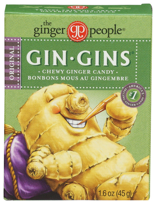 GINGER PEOPLE: Gin Gins Original Ginger Chews, 1.6 oz