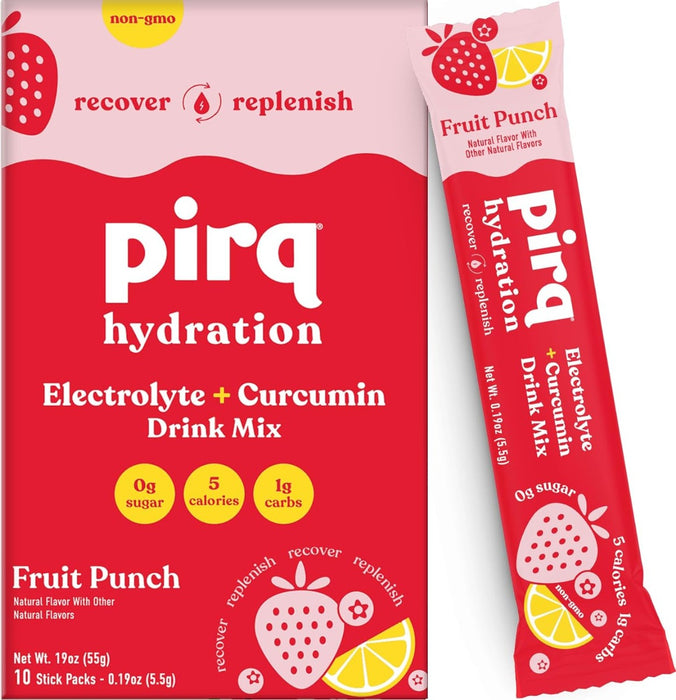 PIRQ: Fruit Punch Hydration Drink Mix, 10 pk