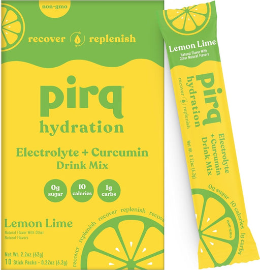 PIRQ: Lemon Lime Hydration Drink Mix, 10 pk