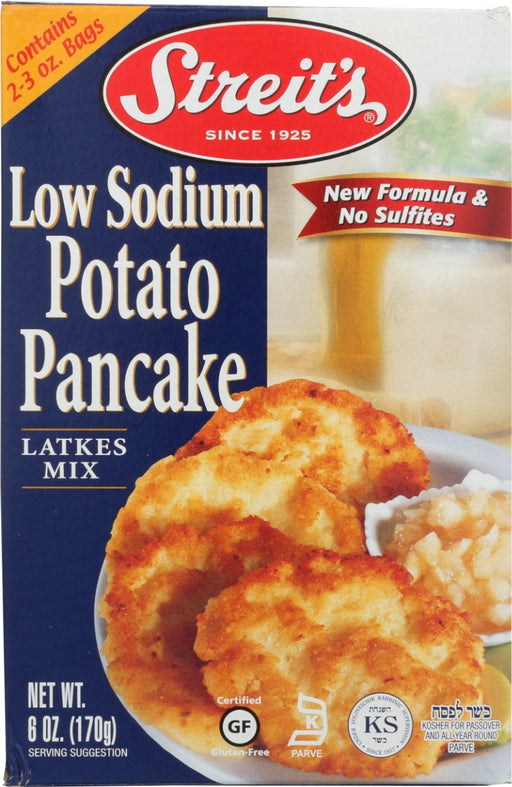 STREITS: Low Sodium Potato Pancake Latkes Mix, 6 oz