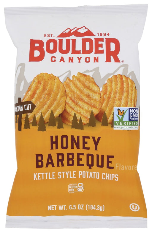 BOULDER CANYON: Honey Barbeque Potato Chips, 6.5 oz