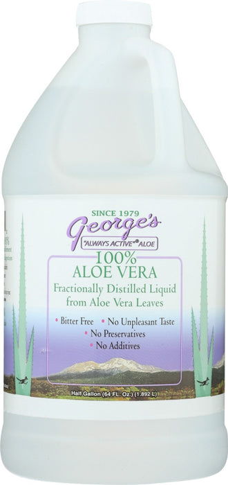 George's aloe, aloe vera distillate-drinkable is a high quality liquid specifically formulated to promote overall health and wellness. Made with natural ingredients, this pure beverage helps to boost your overall vitality. 