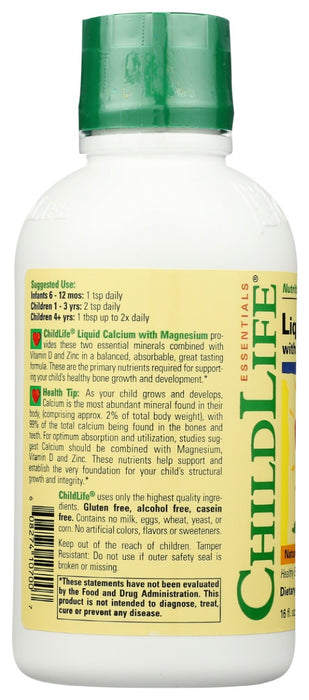 CHILDLIFE: Liquid Calcium With Magnesium, 16 oz