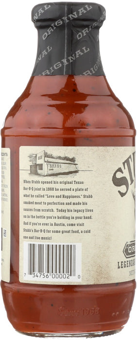 STUBBS: Original Barbecue Sauce, 18 oz