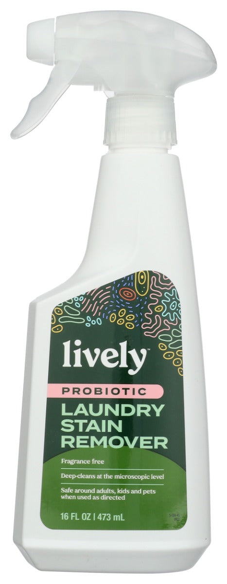 LIVELY: Probiotic Laundry Stain Remover, 16 fo