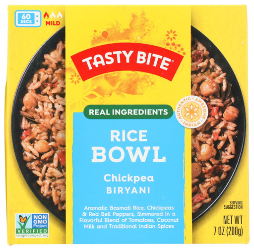 TASTY BITE: Chickpea Biryani Rice Bowl, 7 oz