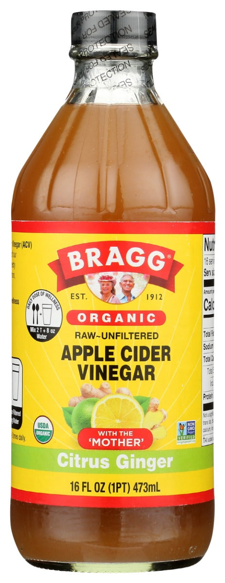 BRAGG: ACV Blends Citrus Ginger, 16 oz