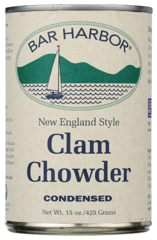 Made with sustainably harvested clams, potatoes, herbs and spices, this condensed soup is a great meal in a can. Add water, clam juice or milk. 