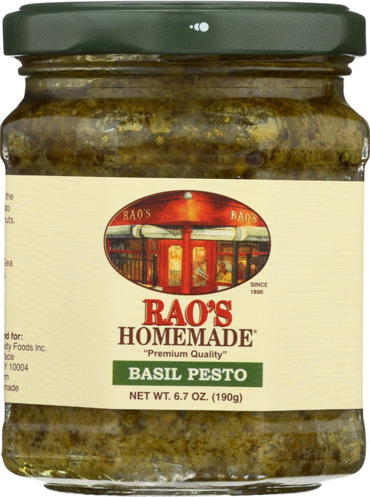 RAOS: Homemade Basil Pesto, 6.7 oz