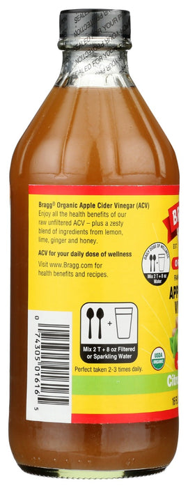 BRAGG: ACV Blends Citrus Ginger, 16 oz