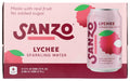 SANZO: Lychee Sparkling Water 6Pk, 72 fo