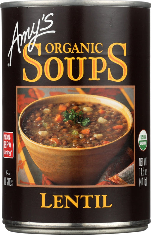 Approved by the original picky eater (Amy, of course), this tasty soup has a rich, satisfying flavor, and the lentils are a good source of protein.