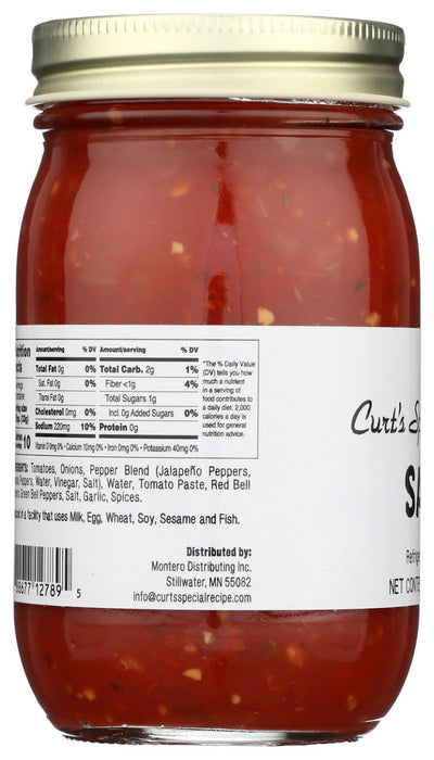 CURTS SALSA: Medium Salsa, 16 oz