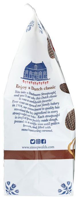 DAELMANS: Mini Chocolate Stroopwafels In Cello Bag, 7.04 oz