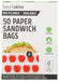 LUNCHSKINS: Recyclable Sandwich Bags Apple, 50 pc