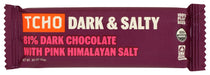 TCHO: Dark and Salty Chocolate Bar, 0.83 oz