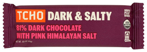 TCHO: Dark and Salty Chocolate Bar, 0.83 oz