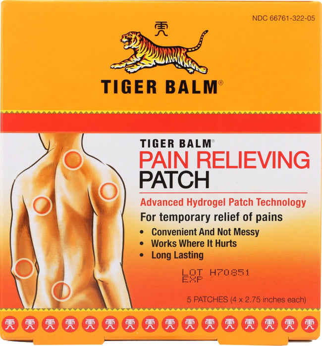 Are your back, shoulders or muscles sore from poor posture or a tough workout? Recharge and revitalize them with Tiger Balm Pain Relief Patches. Whether you have knee pain from training for a marathon, lumbar pain from sitting for too long, or even neck pain from texting or gaming, our patches are sure to help.