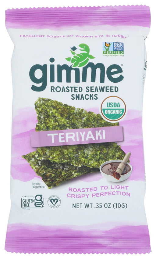 Fire up the flavor without a grill in sight. Our premium organic seaweed is roasted to light, crispy perfection and seasoned for a taste that's sweet, smokey and savory. In other words, it's teriyaki time.