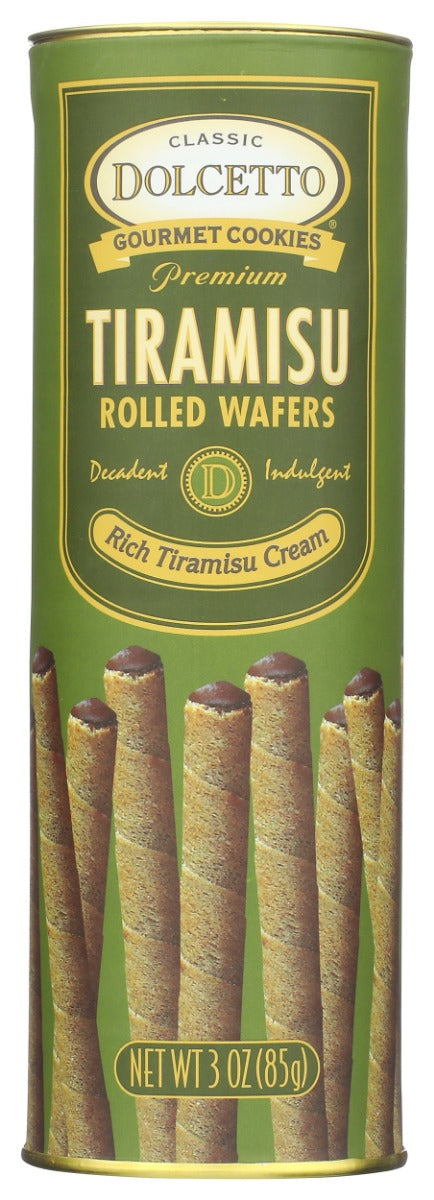 DOLCETTO: Wafer Rolls Tiramisu, 3 oz