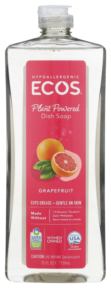 ECOS: Dish Soap Grapefruit, 25 oz