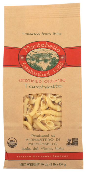 MONTEBELLO: Torchiette Pasta, 16 oz