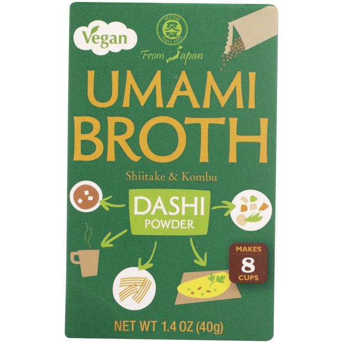 MUSO FROM JAPAN: Umami Broth Shiitake and Kombu Dashi Powder Vegan, 1.4 oz