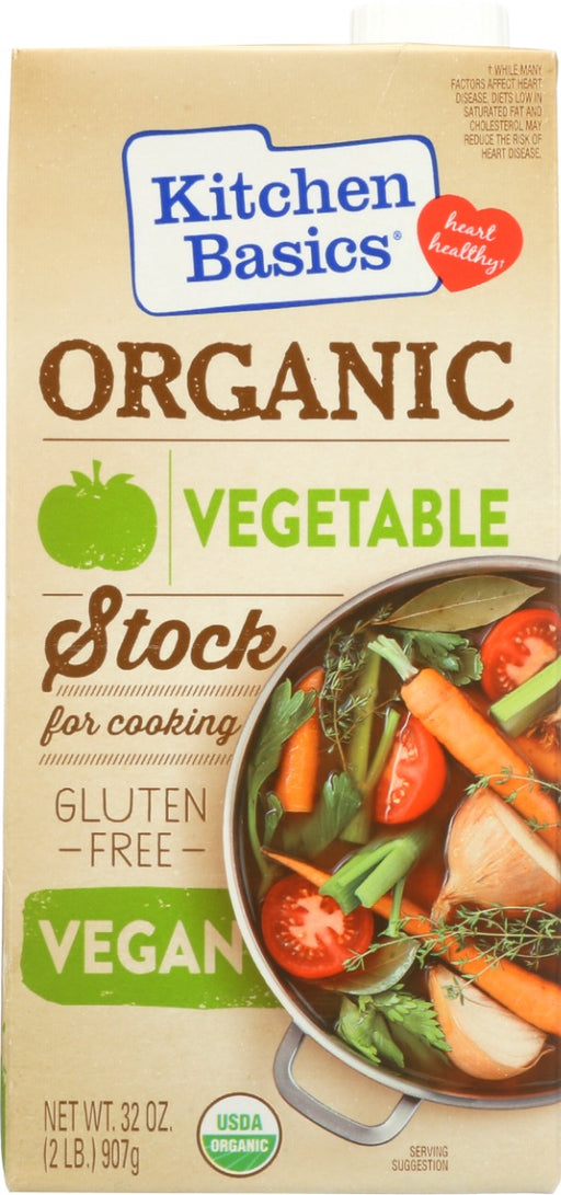 KITCHEN BASICS: Organic Vegetable Stock, 32 oz