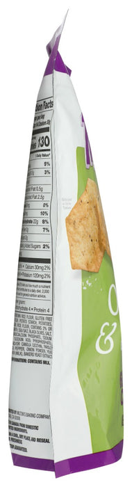 MILTONS: Olive Oil and Sea Salt wth Olives Gluten Free Crackers, 4.5 oz