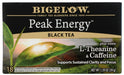 BIGELOW: Peak Energy Plus Extra L Theanine and Caffeine Black Tea 18Bg, 1.39 oz