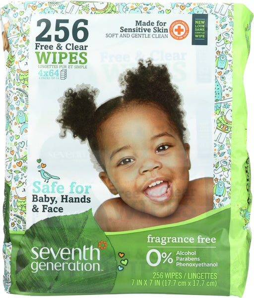 Seventh Generation's Sensitive Protection Cleansing Baby Wipes are clinically tested, hypoallergenic, and free of fragrances that could irritate baby's delicate skin. These fragrance-free wipes also mean that your baby is free to smell.. like a baby. Trusted for over a decade, parent-tested for baby's toughest messes.