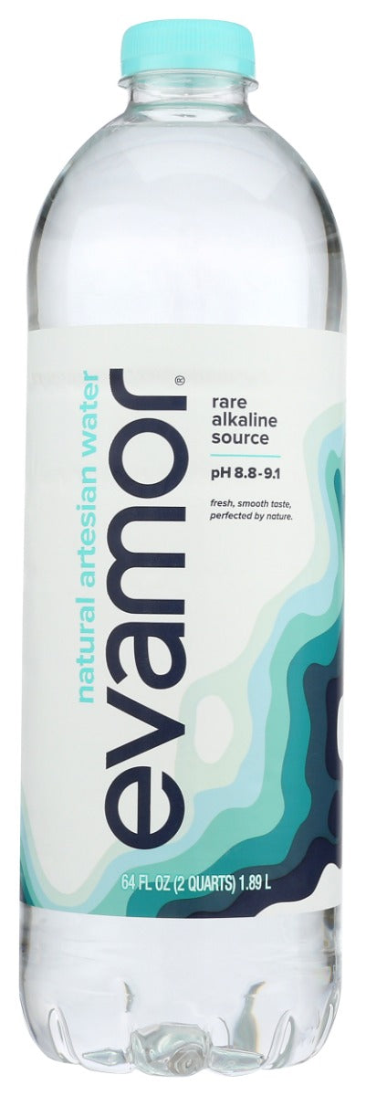 Smooth tasting evamor® water is Mother Nature's masterpiece, with no need for artificial alkaline substances or other additives. evamor's naturally occurring high pH ranges from 8.8 to 9.1, and because alkalinity increases exponentially, this means that evamor is up to 210 times more alkaline than water with a pH of 7.0 and 80 times more alkaline than water with a pH of 8.0.