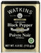 WATKINS: Pure Ground Black Pepper Spice Tin, 4 oz