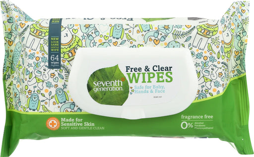 Seventh Generation's Sensitive Protection Cleansing Baby Wipes are clinically tested, hypoallergenic, and free of fragrances that could irritate baby's delicate skin. These fragrance-free wipes also mean that your baby is free to smell.. like a baby. Trusted for over a decade, parent-tested for baby's toughest messes.