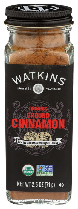 WATKINS: Organic Ground Cinnamon, 2.5 oz