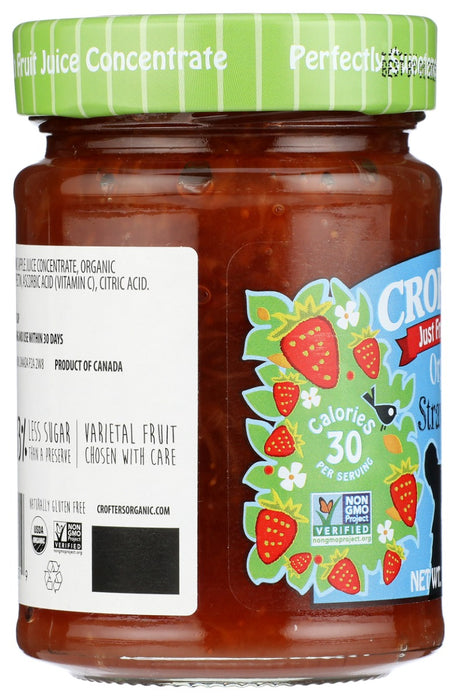 CROFTERS: Just Fruit Spread Strawberry, 10 oz