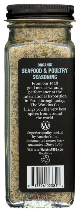 WATKINS: Organic Seafood Poultry Seasoning, 3.3 oz