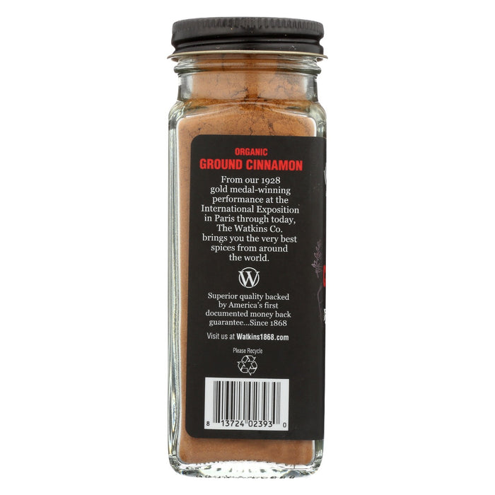 WATKINS: Organic Ground Cinnamon, 2.5 oz