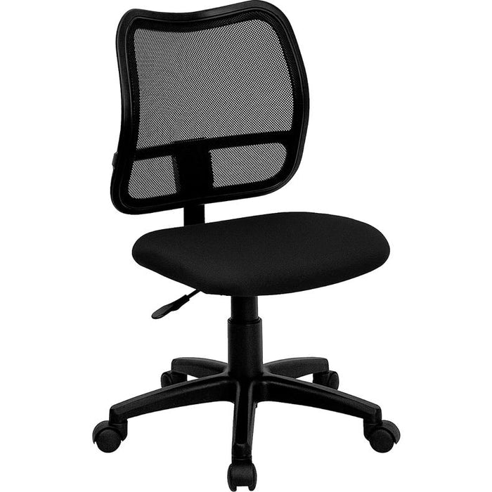 Mid-Back Black Mesh Swivel Task Office Chair