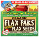 CARRINGTON FARMS: Organic Milled Flax Paks, 5.08 oz