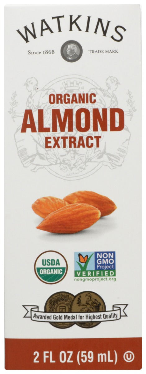 WATKINS: Organic Pure Almond Extract, 2 fo