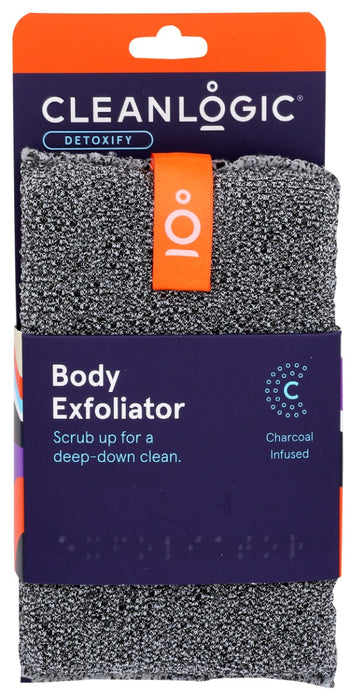 CLEANLOGIC: Detoxify Body Exfoliators, 1 ea