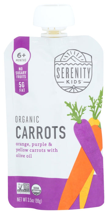 SERENITY KIDS: Organic Carrot With Organic Olive Oil, 3.5 oz