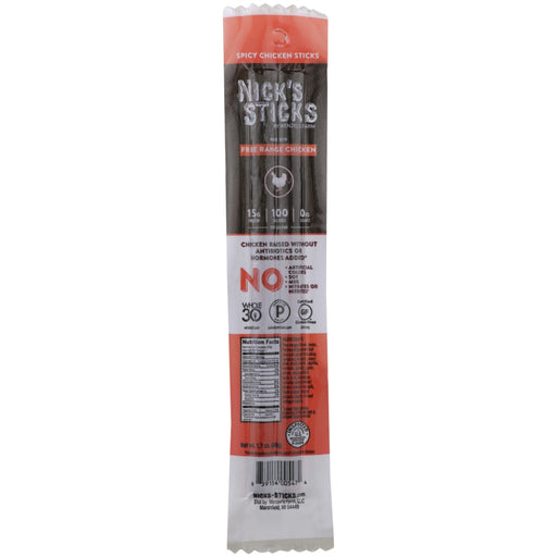 NICKS STICKS: Spicy Chicken Snack Sticks, 1.7 oz