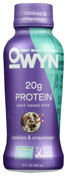 OWYN: Cookies and Creamless Protein Shakes, 12 fo