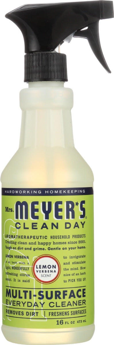 MRS MEYERS CLEAN DAY: Lemon Verbena Multi Surface Everyday Cleaner, 16 oz