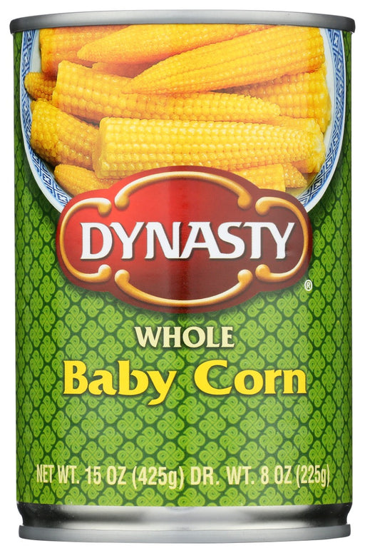 DYNASTY: Baby Corn Whole, 15 oz