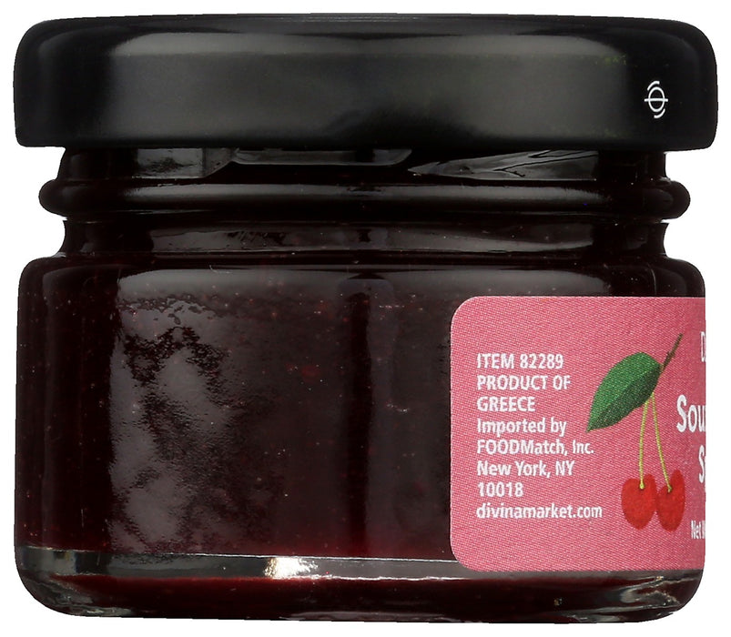 DIVINA: Sour Cherry Spread Mini Jar, 1.05 oz - No Brand For Less 