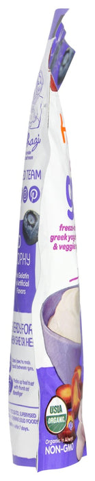 HAPPY BABY: Blueberry and Purple Carrot Greek Yogis, 1 oz - No Brand For Less 